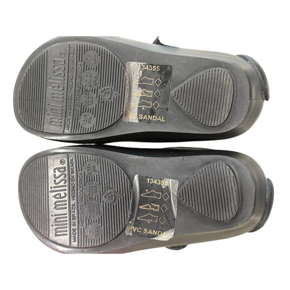 Mini Melissa 7C Shoes Bundle Trick or Treat Pink Black Cat Mary Jane HTF VGUC - Picture 11 of 12